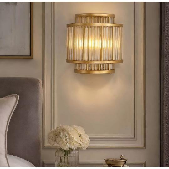 klasicky elegantny obciansky zlaty nalepkovy lamp svetlo skleneny kristal kristalova tyc naladove svetlo svetlo obyvacia izba spalna luxus 2341.jpg